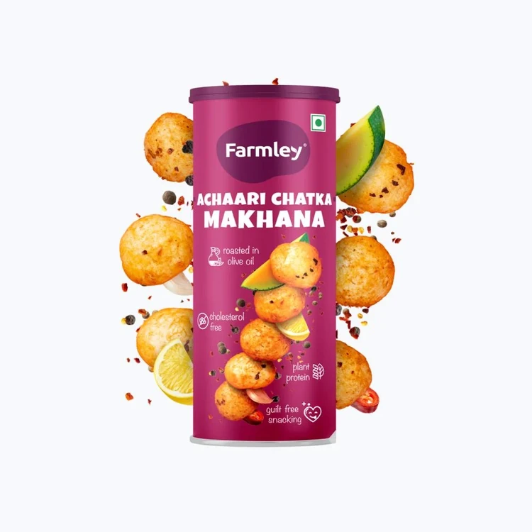 Farmley Achaari Flavoured Makhana Roasted In Olive Oil