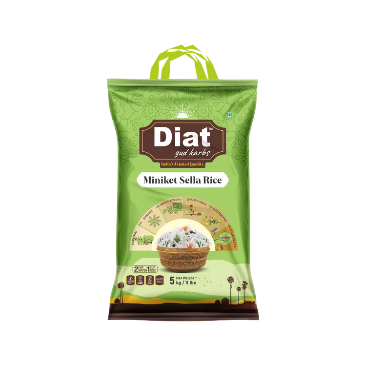 Diat Premium Bengal Miniket Rice (Medium Grain) (Miniket Akki)