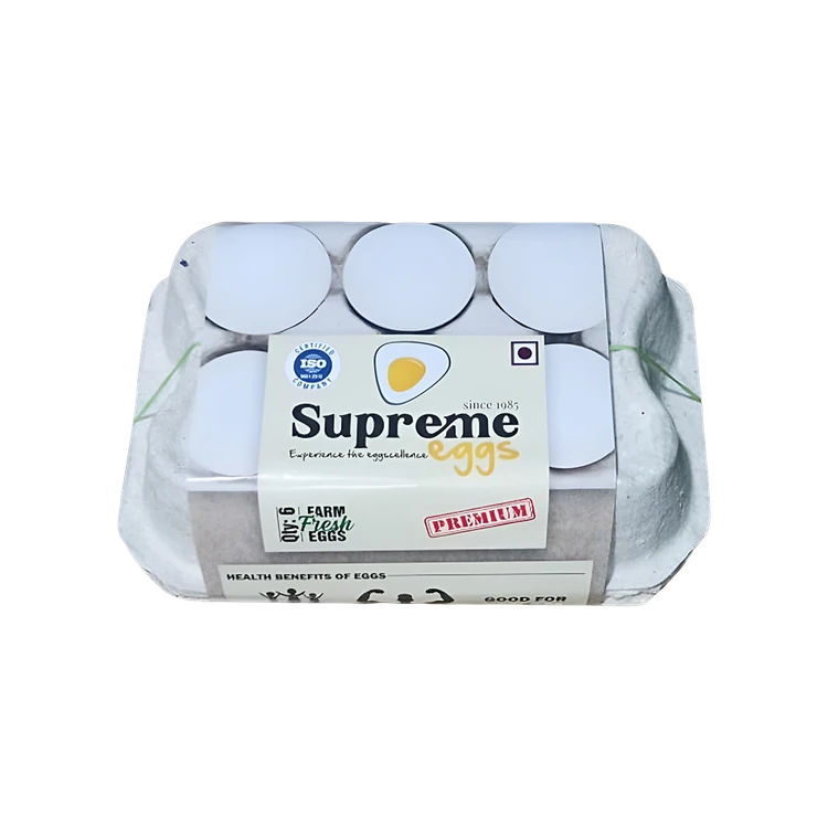 Supreme Premium White Protein Rich Eggs (Vitamin A, D, B12)