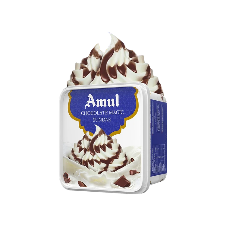 Amul Chocolate Magic Sundae Ice Cream Tub
