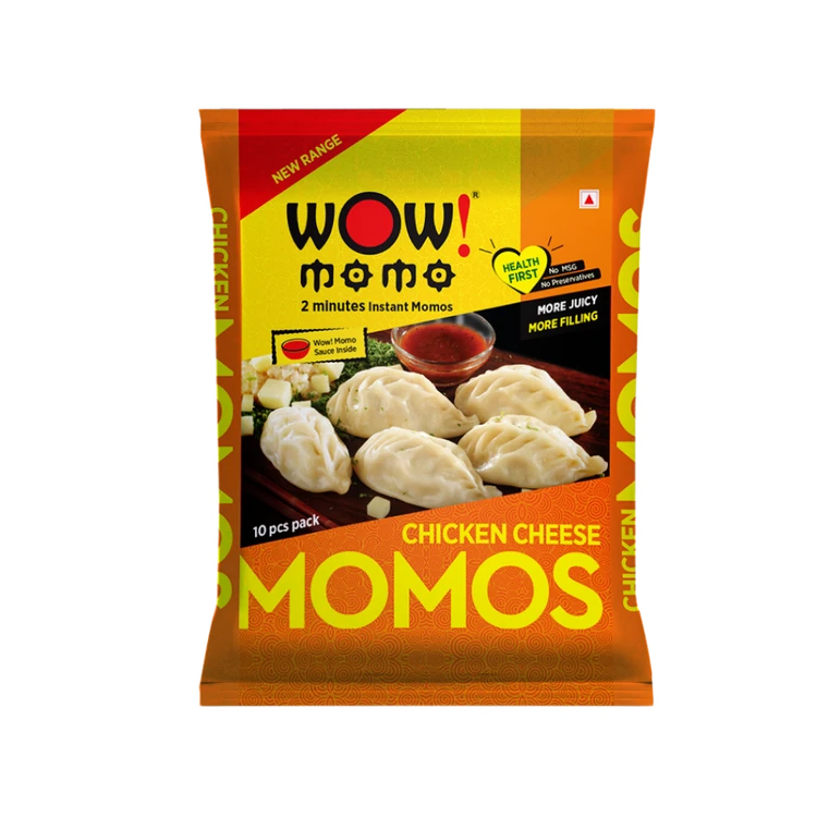 Wow! Momo Chicken Cheese Chicken Momos (Frozen)