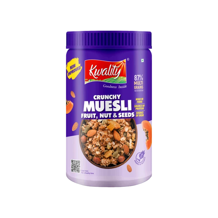 Kwality Crunchy Muesli Fruit, Nut & Seeds