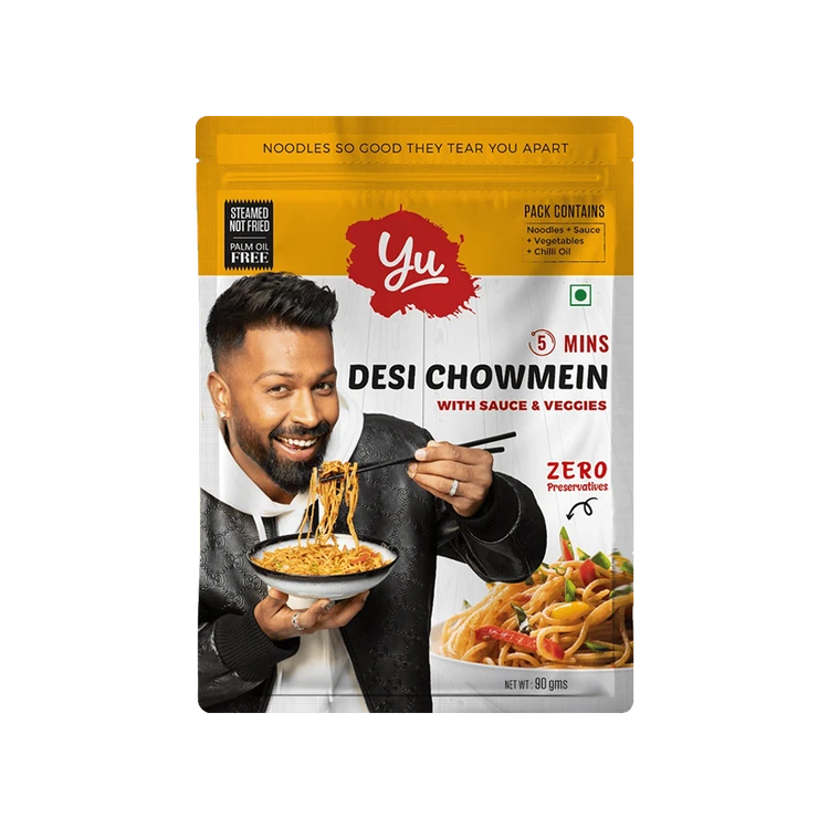 Yu Desi Chowmein Noodles with Sauce And Veggies