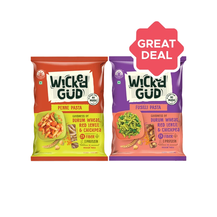 WickedGud Penne & Fusilli Pasta