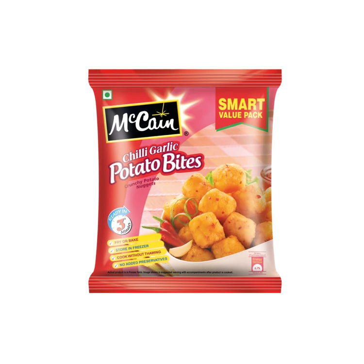 McCain Chilli Garlic Potato Bites Nuggets (Frozen)
