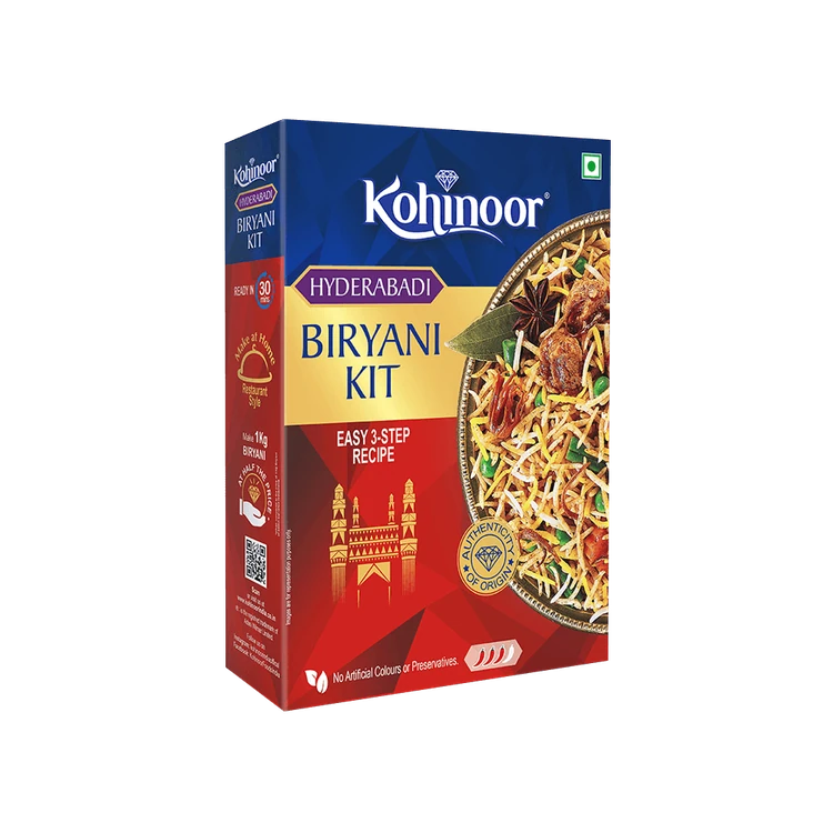 Kohinoor Hyderabadi Biryani Kit (Long Grain)