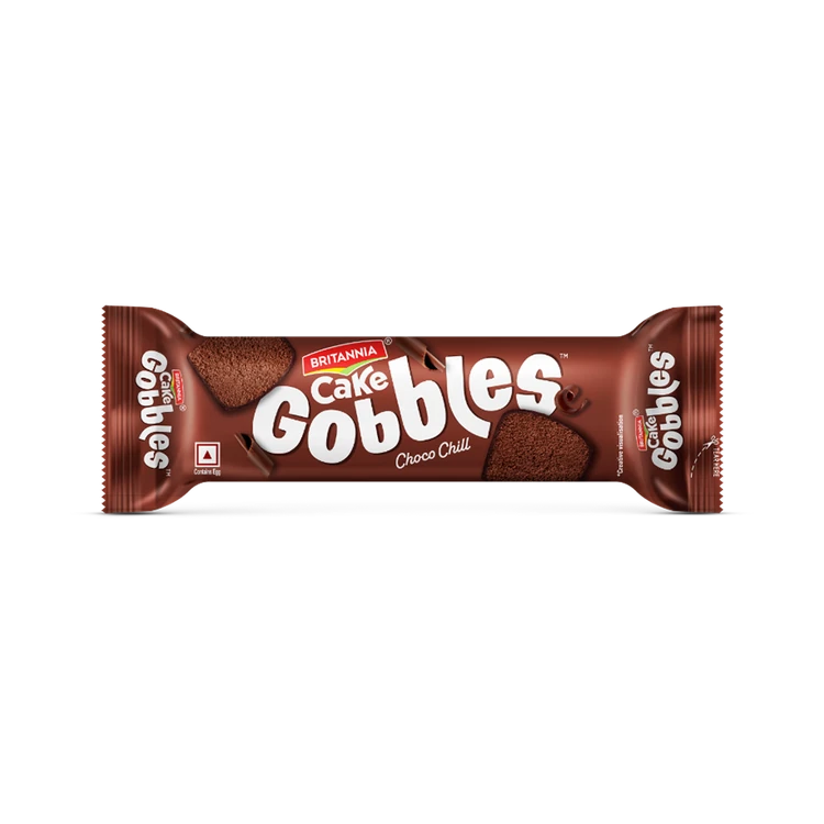 Britannia Gobbles Choco Chill Slice Cake