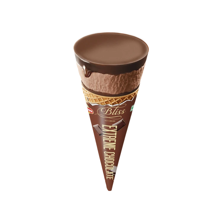 Top N Town Bliss Extreme Chocolate Ice Cream Cone
