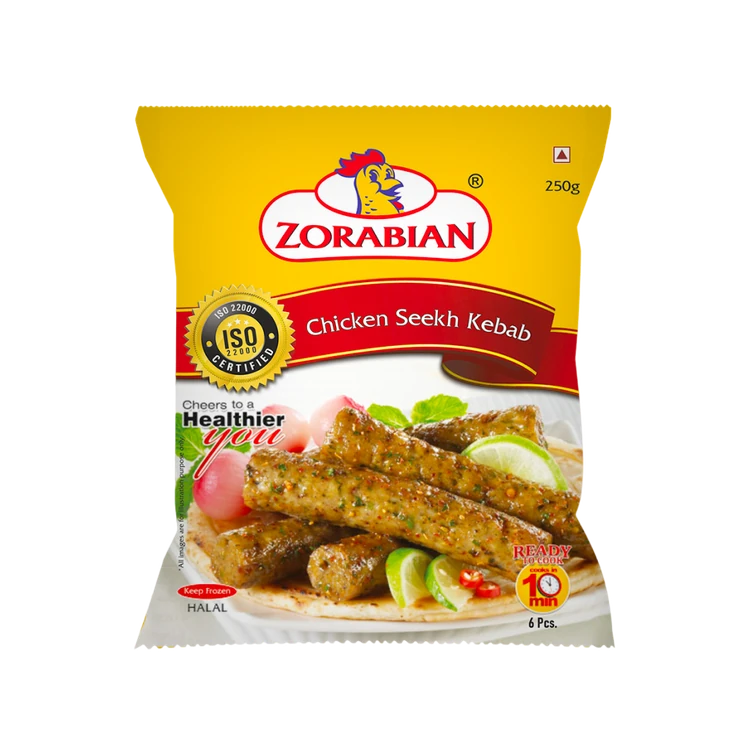 Zorabian Chicken Seekh Kebab