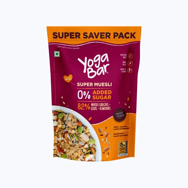 Yoga Bar 0% Added Sugar Super Muesli (700 g)