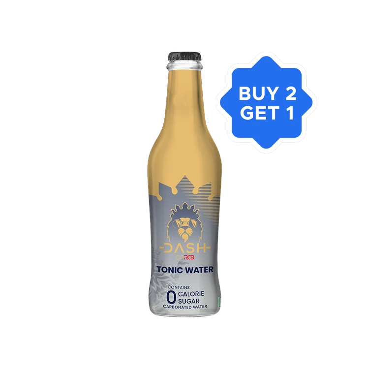 Dash of RCB Tonic Water -Zero Sugar, Zero Calorie - Buy 2 Get 1 Free