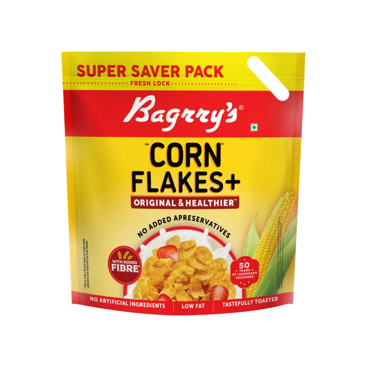 Bagrry's Original & Healthier Corn Flakes Plus