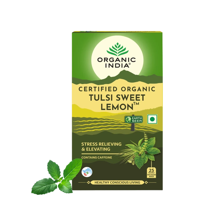 Organic India Tulsi Sweet Lemon Tea Bags