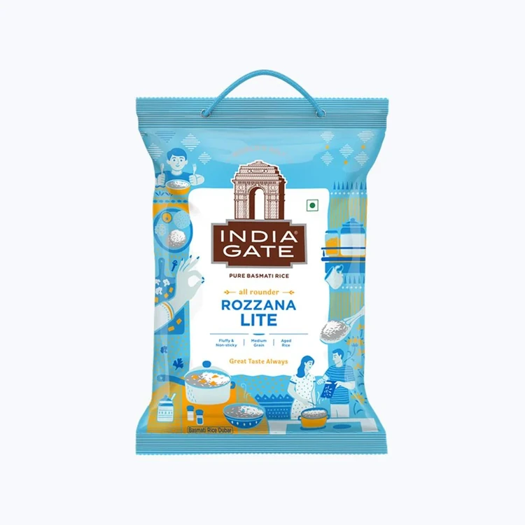 India Gate Rozzana Lite Basmati Rice (Medium Grain) (Basmati Akki)