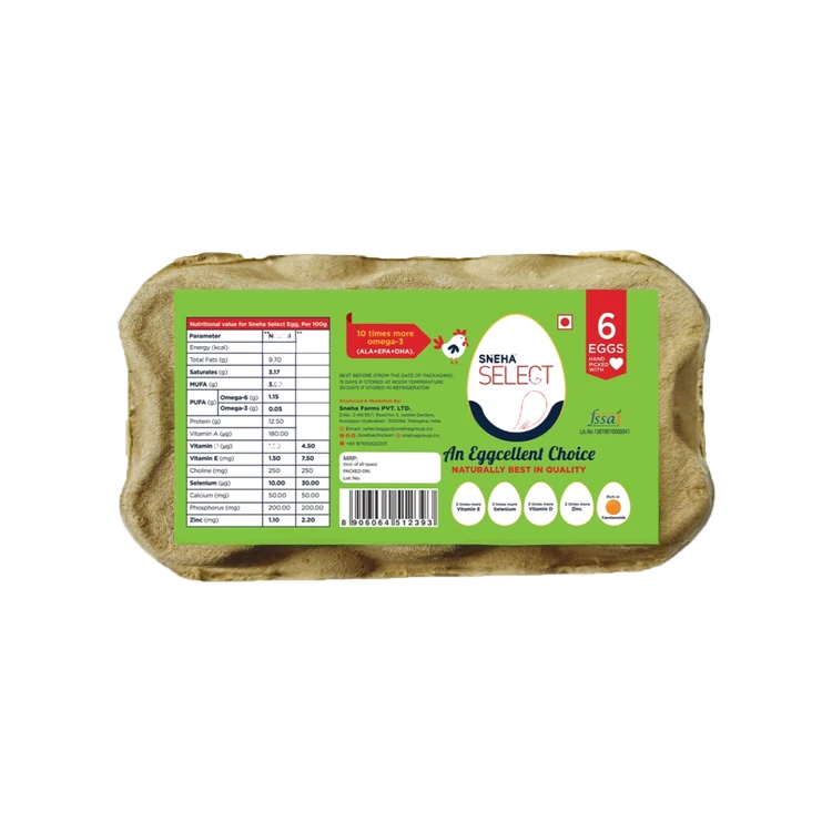 Sneha Select Omega 3 Eggs
