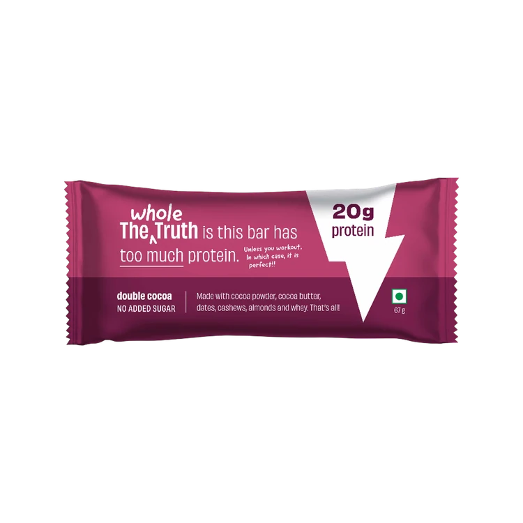 The Whole Truth 20 g Protein Bar - Double Cocoa