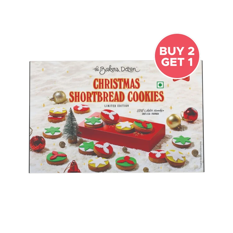 The Baker's Dozen Christmas Shortbread Cookies - Buy 2 Get 1 Free