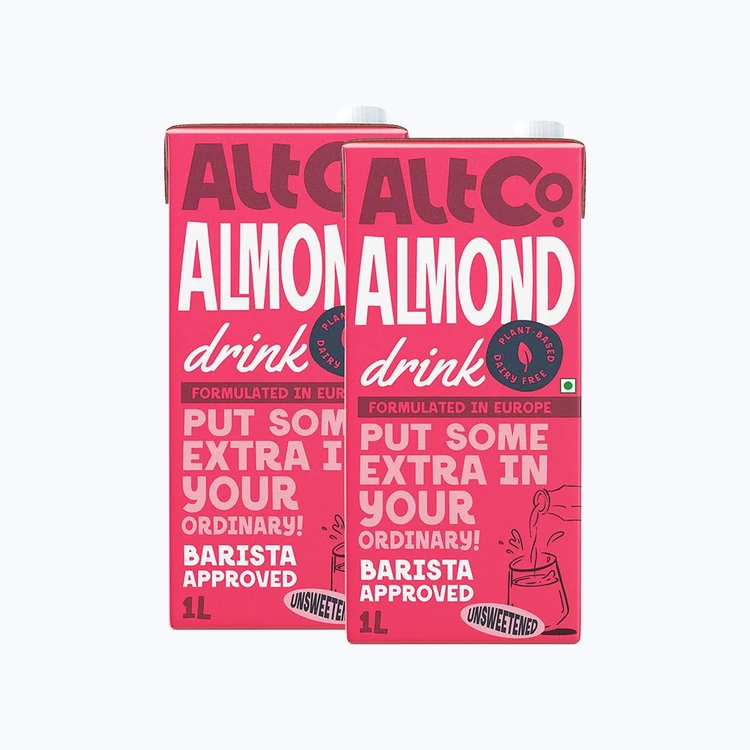Alt Co Almond Beverage Unsweetened - Pack of 2