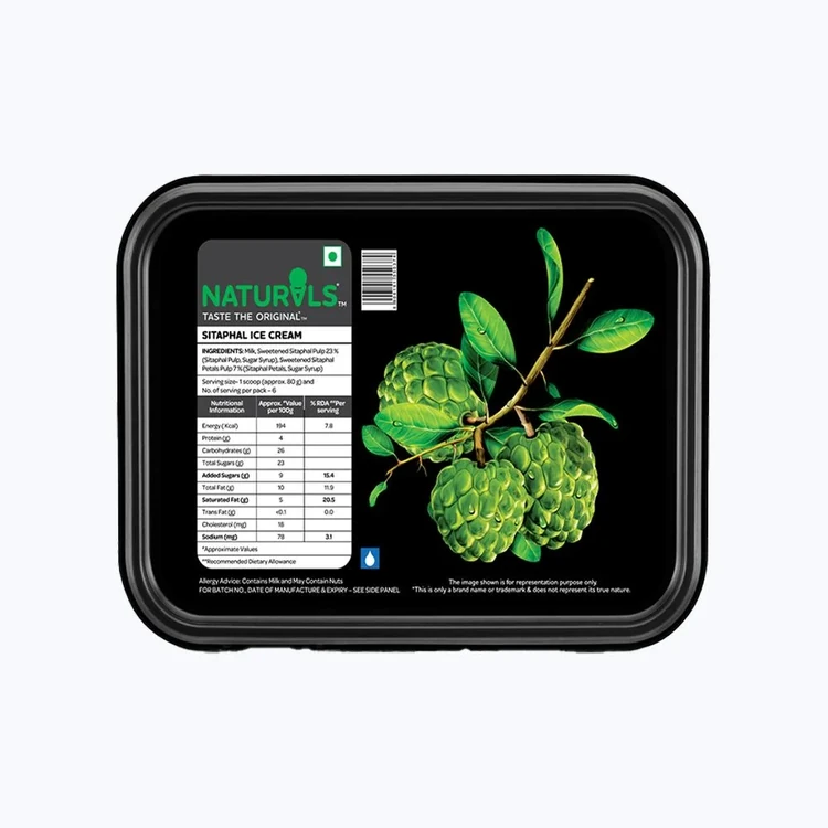 Naturals Sitaphal Ice Cream Tub