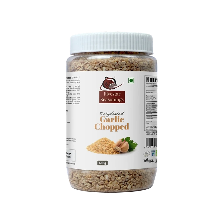 Nutty Chopped Dry Garlic