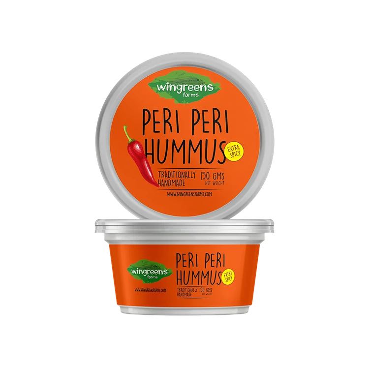 Wingreens Farms Peri Peri Hummus Dip