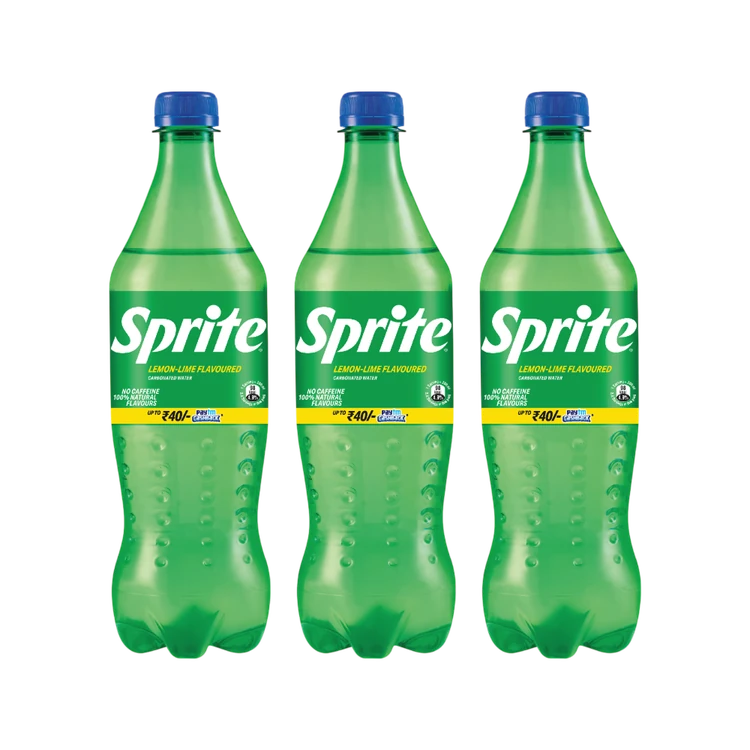 Sprite Lime Flavored Lime Soft Drink 750 ml - Pack of 3
