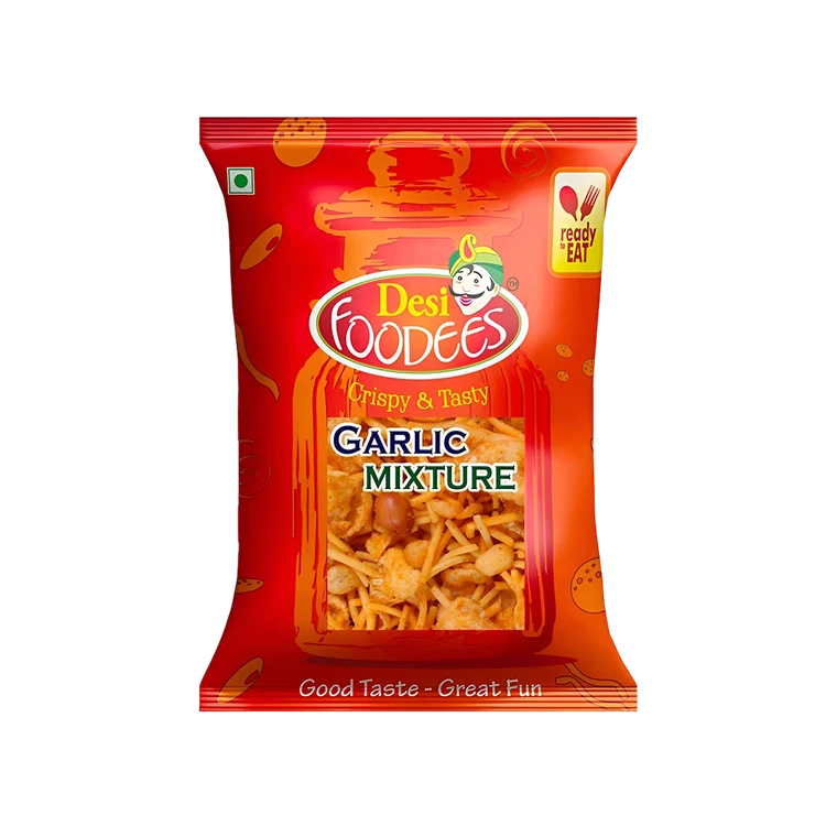 Desi Foodees Garlic Mixture Namkeen