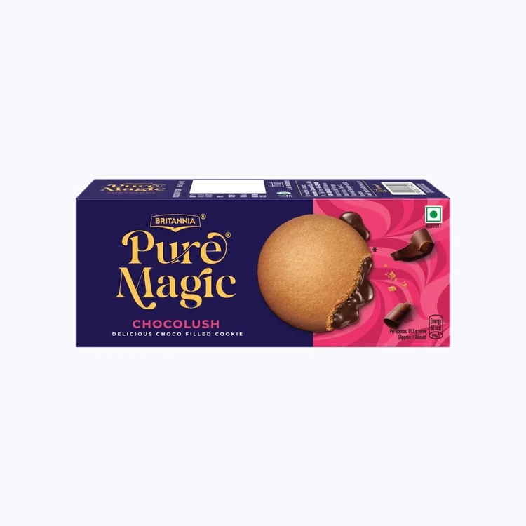 Britannia Pure Magic Chocolush Choco Filled Cookies (69 g)