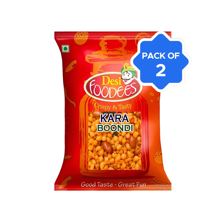 Desi Foodees Kara Boondi - Pack of 2