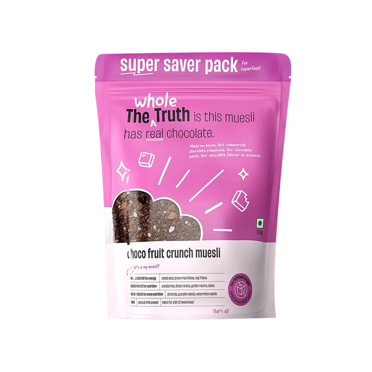 The Whole Truth Choco Fruit Crunch Muesli