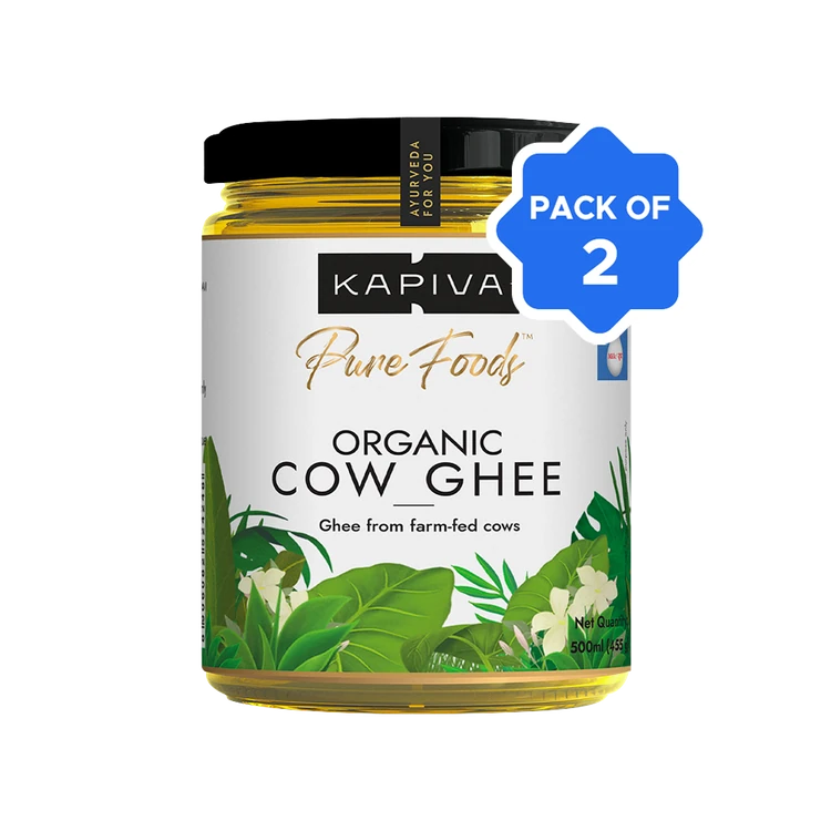Kapiva Organic Cow Ghee - Pack of 2