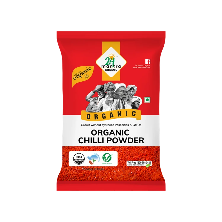 24 Mantra Organic Red Chilli Powder