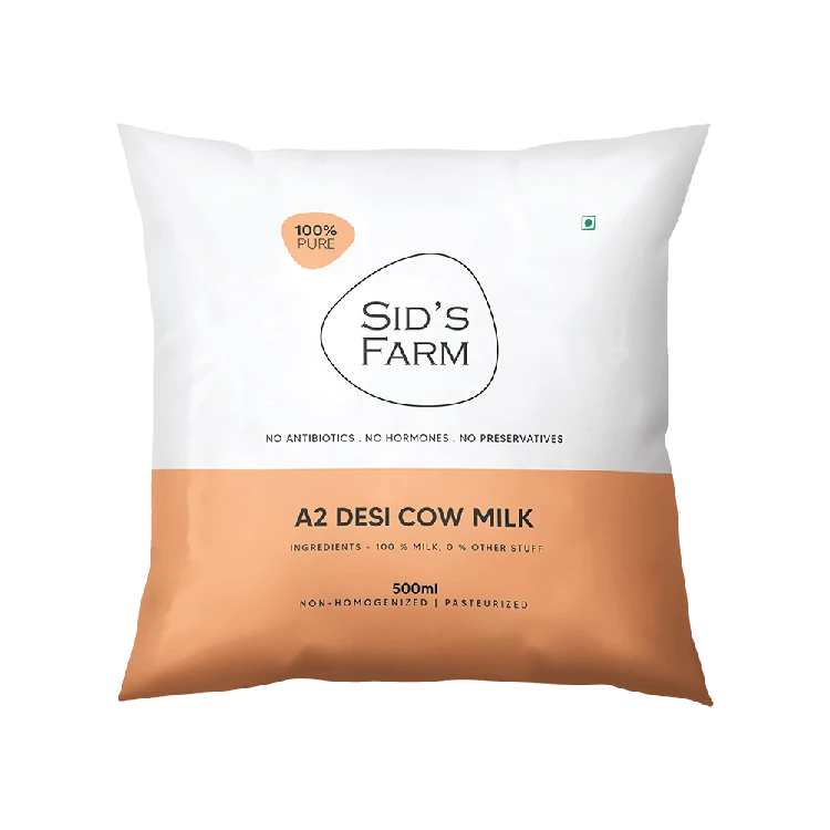 Sids Farm A2 Desi Cow Fresh Milk