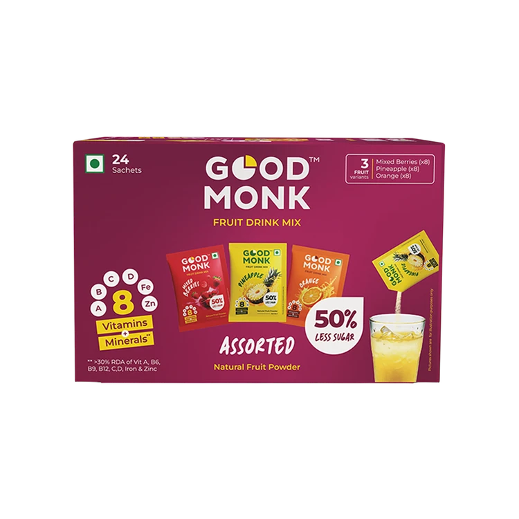 Good Monk Assorted Fruit Drink Mix