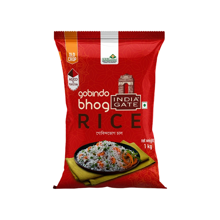 India Gate Govindo Bhog Rice (1 kg) (Short Grain) (Govindo Bhog Akki)