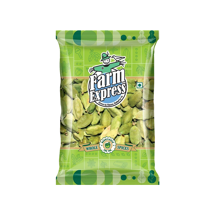 Farm Express Green Cardamom Whole (Hasiru Yelakki)