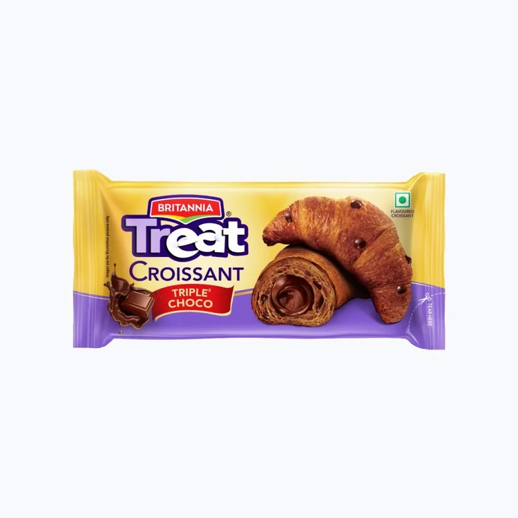 Britannia Treat Croissant Triple Choco