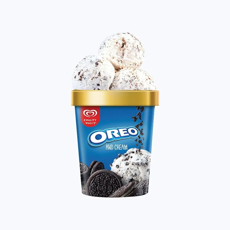 Kwality Walls Oreo & Cream Frozen Dessert Tub