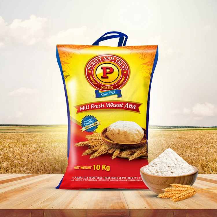 P Mark Mill Fresh Wheat Atta