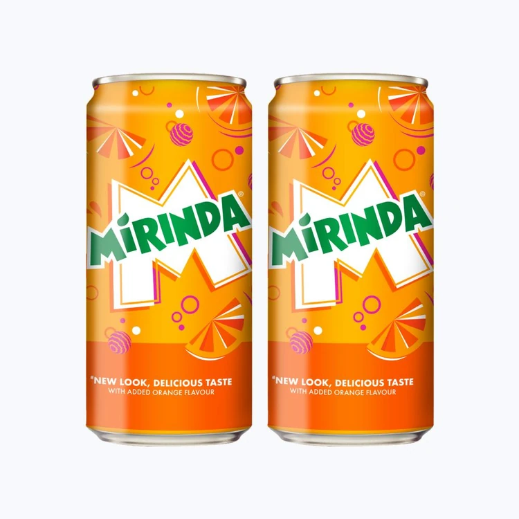 Mirinda Orange Soft Drink - Pack of 2