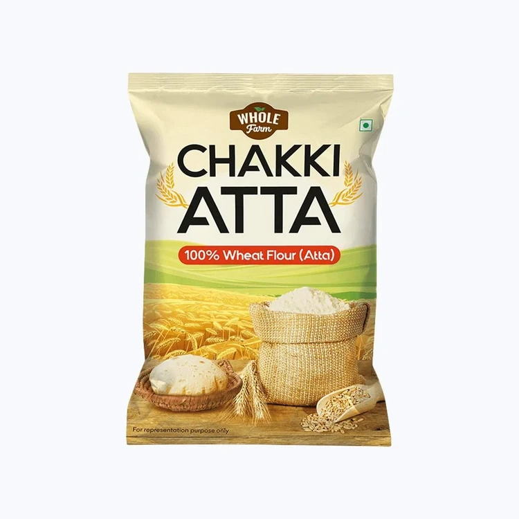 Whole Farm Chakki Atta (100% Atta, 0% Maida) (Godihittu)
