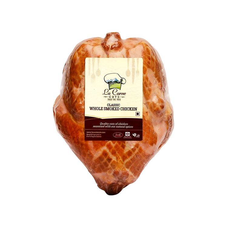 La Carne Classic Whole Smoked Raw Chicken (Frozen)