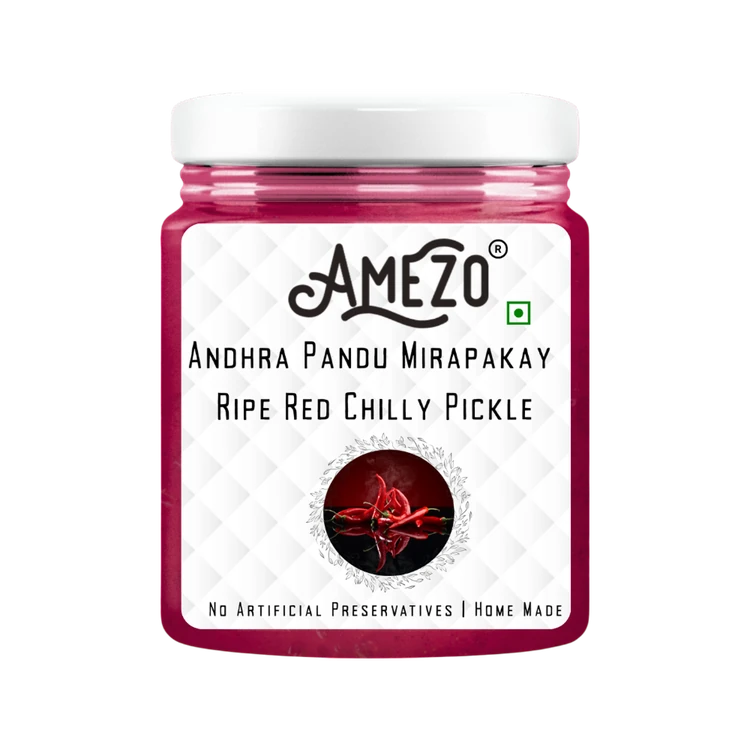 Amezo Andhra Ripe Red Chilli Pickle