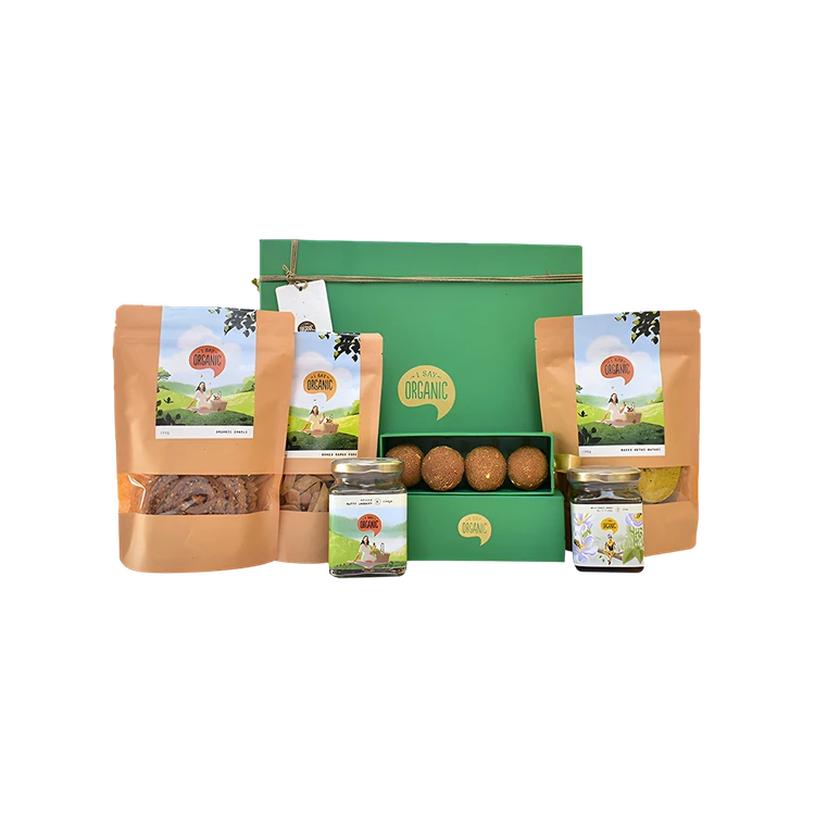 I Say Organic Healthy Snacks Gift Hamper