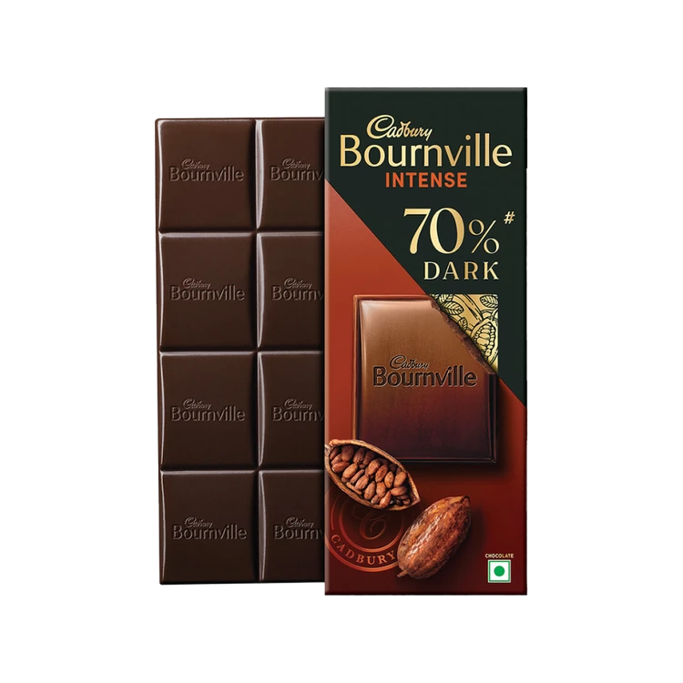 Cadbury Bournville Rich Cocoa 70% Dark Chocolate Bar