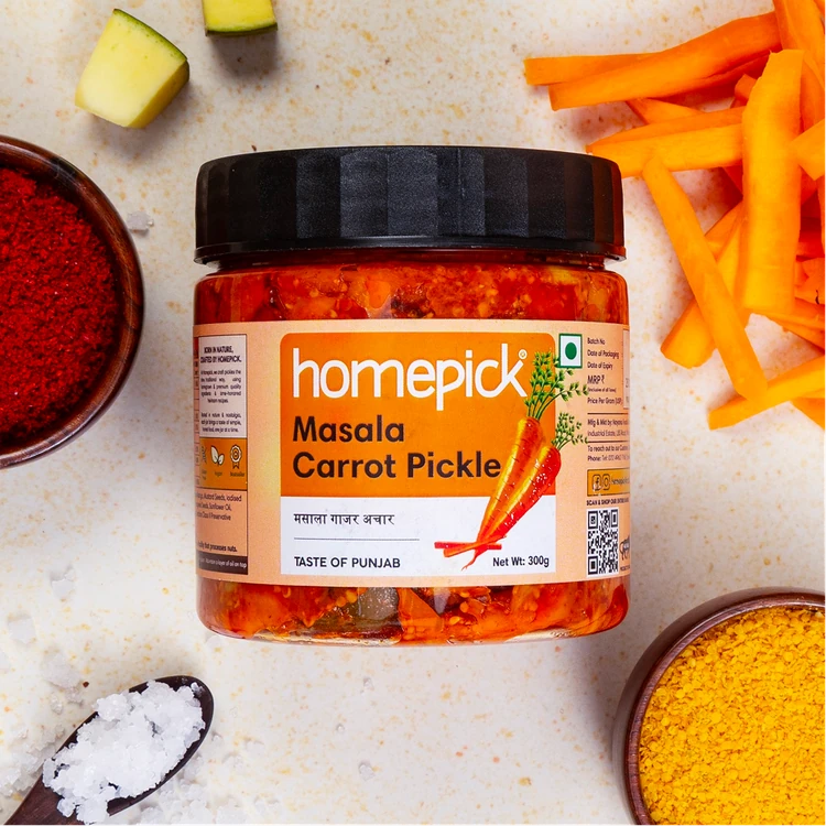 Homepick Masala Carrots Pickle