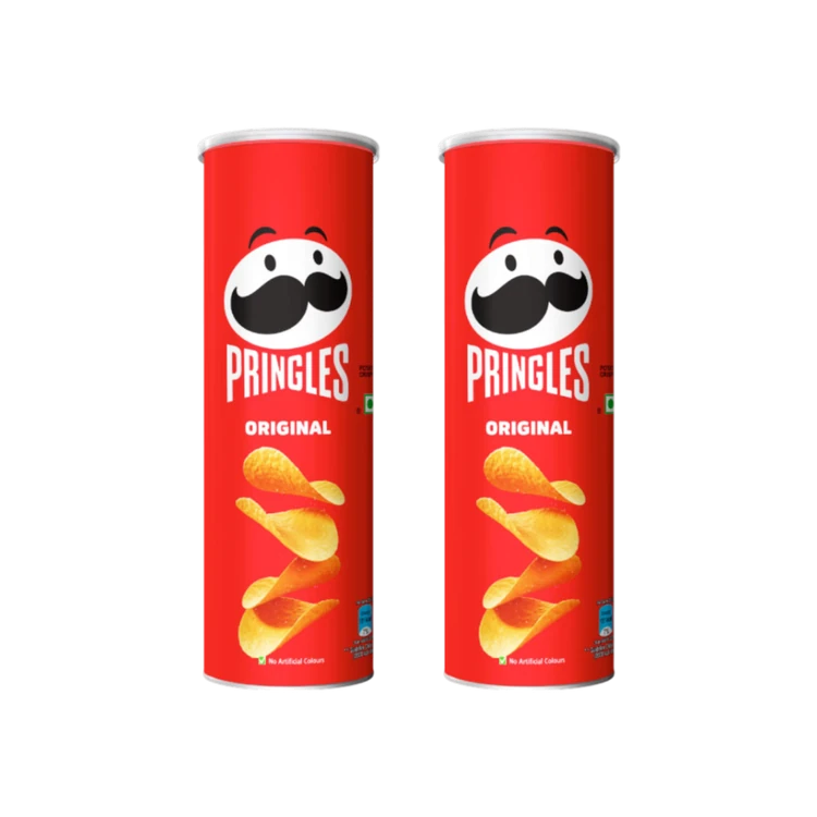 Pringles Original Potato Chips - Pack of 2