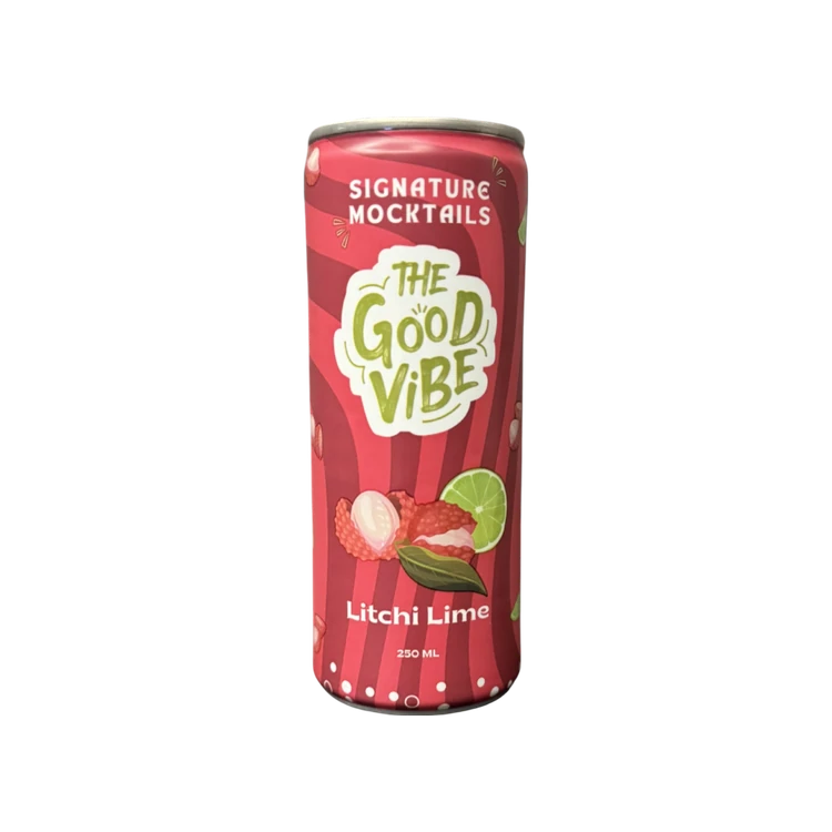 The Good Vibe Litchi Lime Signature Mocktail
