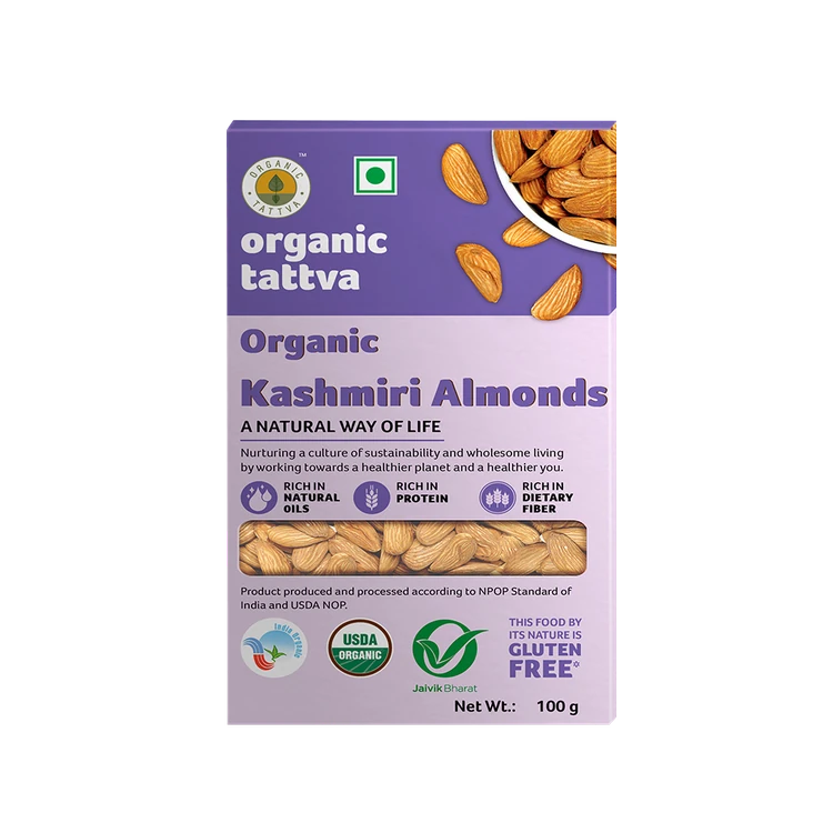 Organic Tattva Kashmiri Organic Almonds