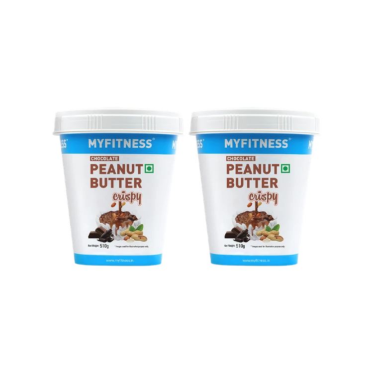 MyFitness High Protein Chocolate Peanut Butter Crispy Spread - Pack of 2
